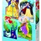 Puzzle 4 in 1 - Printesele si prieteni - 54 piese