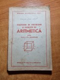 Culegere de probleme si exercitii - pentru clasa a 4-a - din anul 1953