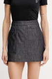MAX&amp;Co. fustă din denim culoarea bleumarin, mini, creion, 2518101032200