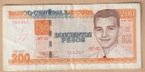 (16) BANCNOTA CUBA - 200 PESOS 2022, PORTRET FRANK PAIS, SEMNATURA MARTA SABINA WILSON GONZALEZ