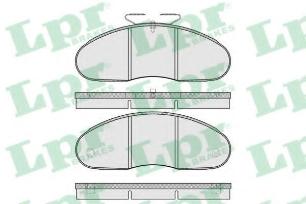 Set placute frana,frana disc RENAULT TRAFIC I bus (TXW) (1989 - 2001) LPR 05P961