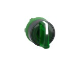 Comutator rotativ Schneider Electric 22mm ZB5AK1833, 3 poziții, LED verde, IP66