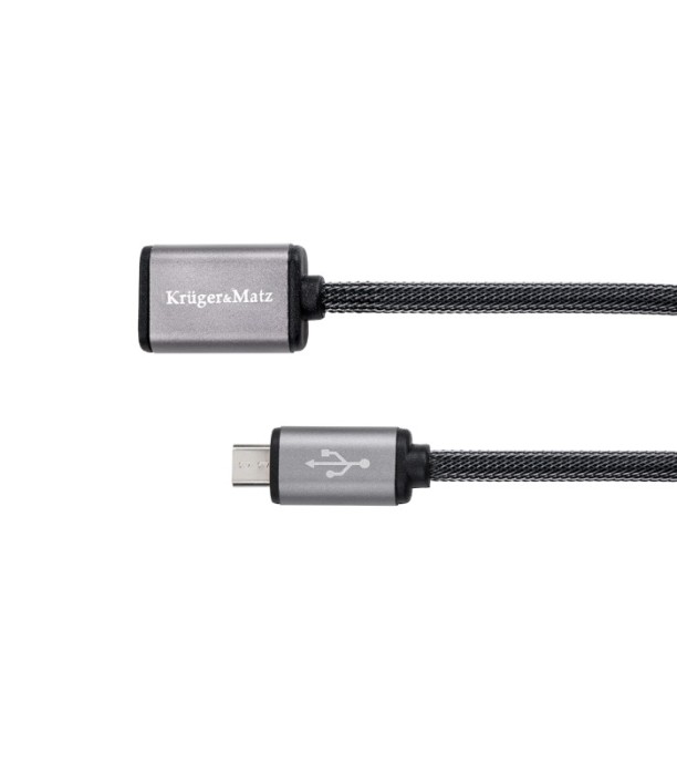 Prelungitor USB la micro USB 0.2m Profesional Kruger&amp;Matz