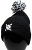 Caciula CC MOORE Bobble Hat, Black