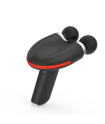 Aparat Profesional pentru Masaj Tip Pistol CRISTALIS SALE&amp;trade;, 4 Viteze, Cap dublu, 8 Capete, 3200 Percutii/Minut, 2000mAh, Motor Dual, Portabil, Silenti foto