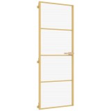 Cumpara ieftin Usa interior Slim auriu 76x201,5 cm sticla securizata/aluminiu