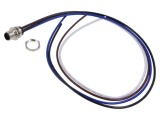 Conector M12 soclu tată 4 pini 16A 63V IP67 drept cu cablu 0.5m LUTRONIC