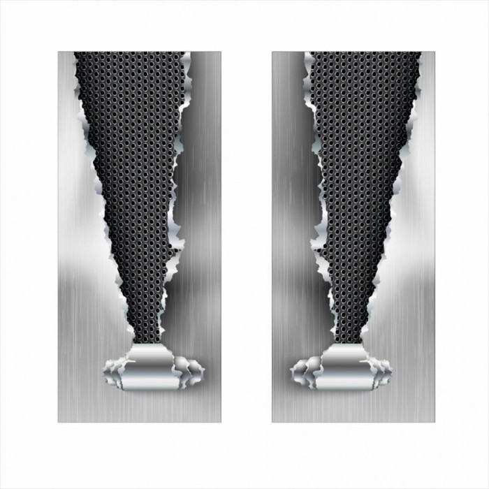 Set 2 stickere autoadezive pentru st&Atilde;&cent;lpi u&Egrave;i auto, orajet ecosolvent, print hd exterior, 50x22 cm