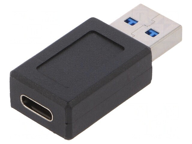 Adaptor USB 3.0 USB A la USB C Negru