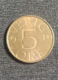 Moneda 5 ore 1981 Suedia, Europa