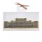 Placheta metalica, Palatul Parlamentului, placare bronz, MB472