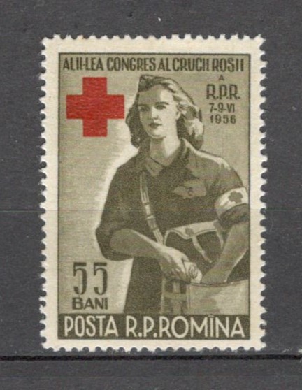 Romania.1956 Crucea Rosie XR.319