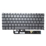 Tastatura Laptop, Lenovo, ThinkBook 13s G4 ARB Type 21AS, iluminata, gri, layout US