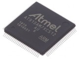 Microcontroler ARM7TDMI LQFP100 3-3.6VDC AT91SAM7XC512B-AU