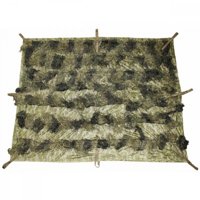 MFH Patura Camuflaj Camo Blanket &amp;quot;Ghillie&amp;quot; Woodland 3 x 1.5m 07753T foto