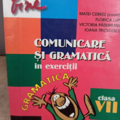 Matei Cerkez - Comunicare si gramatica in exercitii, clasa a VII-a (2003)