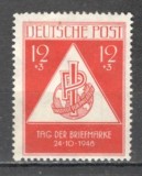 D.D.R.1948 Zona sovietica-Ziua marcii postale SD.13