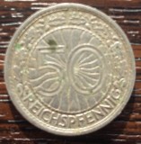 (M1180) MONEDA GERMANIA - 50 PFENNIG 1929, LIT. A