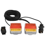 Cumpara ieftin Lumini pentru remorca, 2 buc., rosu, 10,5x7,5x10 cm bec LED 12V