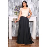 Rochie Lunga Fabri Negru - 44Marimea