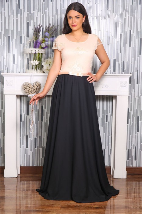 Rochie Lunga Fabri NegruMarimea