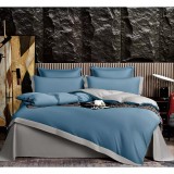 Lenjerie de Pat din Matase cu 6 Piese Pentru Pat Dublu - SUZ96