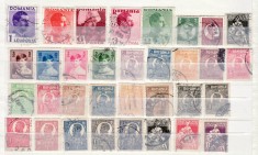 Romania 1900 - 1950 Lot timbre stampilate ( 2 )