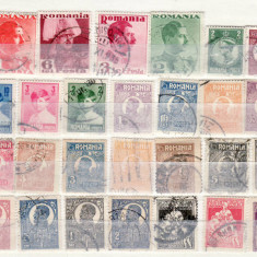 Romania 1900 - 1950 Lot timbre stampilate ( 2 )