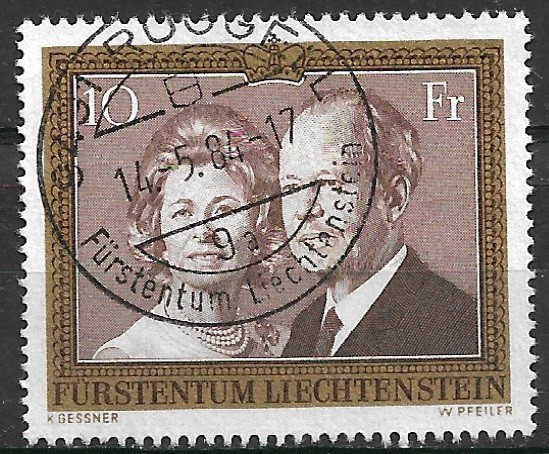 B0800 - Lichtenstein 1974 - Personalitati stampilat,serie completa