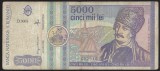 ROMANIA 5000 / 5.000 LEI 1992 - MARTIE [4] P- 103a