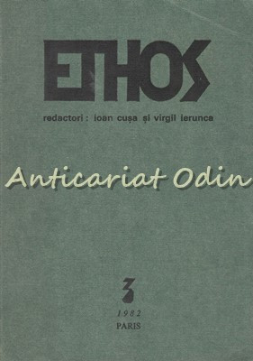 Ethos - Caietul III - Ioan Cusa, Virgil Ierunca - 1982 - Revista Diasporei foto