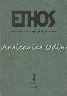 Ethos - Caietul III - Ioan Cusa, Virgil Ierunca - 1982 - Revista Diasporei