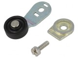 Cap Propulsie Manetă 40mm cu Rolă Plastic 20mm