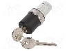 Intrerupator rotativ cu cheie, 22mm, seria SIRIUS ACT, IP67, SIEMENS - 3SU1050-5BF11-0AA0