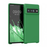 Husa pentru Google Pixel 6 Pro, Silicon, Verde, 55863.227, kwmobile, Carcasa