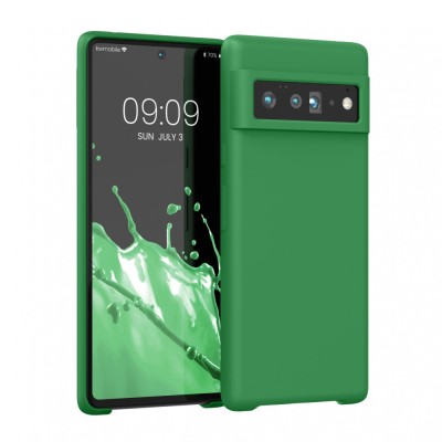 Husa pentru Google Pixel 6 Pro, Silicon, Verde, 55863.227, kwmobile foto