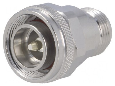 Adaptor Mufă 4.3-10 la N, PTFE Silver foto