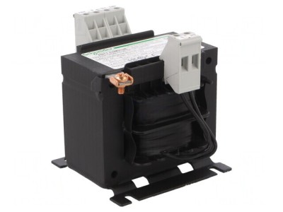 Transformator 100VA 230V AC la 24V AC cu șurub IP00 foto