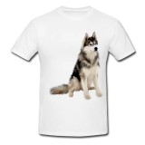 Tricou &quot; Siberian husky dog &quot;