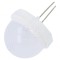 LED Alb Cald 20mm 750-3000mcd 120&deg; Convex