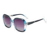 Ochelari de soare pentru femei, 5599, blue / gray