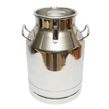 Bidon din inox pentru lapte 30L cu capac, Breckner Germany