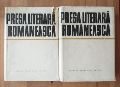 I. Hangiu (ed.) - Presa literară rom&amp;acirc;nească (2 vol.) foto