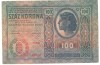 SV * AUSTRIA - UNGARIA * 100 KRONEN / KORONA / COROANE 1912 +/- VF