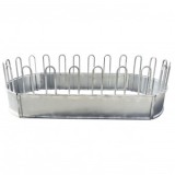 Iesle hranire animale ovala pentru baloti fan cu 22 locuri 3.4x1.7x1m