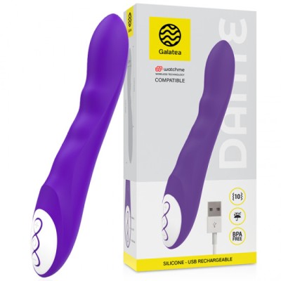 GALATEA - DANTE LILAC VIBRATOR COMPATIBLE WITH WATCHME WIRELESS TECHNOLOGY foto