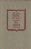 Istoria Literaturii Romane Alexandru Piru Editura Univers 1981 Critica Literara Autori Clasici Editie Veche