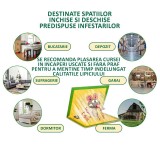 Cumpara ieftin Capcana adeziva verde 12.5 x 18.2 cm, tip carte, autoadeziva, non-toxica, fara miros, din carton, pentru capturarea insectelor si soarecilor
