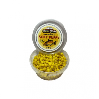Puffy Soft, dimensiune mini, aroma de MIERE (GALBEN), 50 g foto