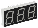 Afișaj LED 7 Segmente 20mm 3 Digiti Roșu